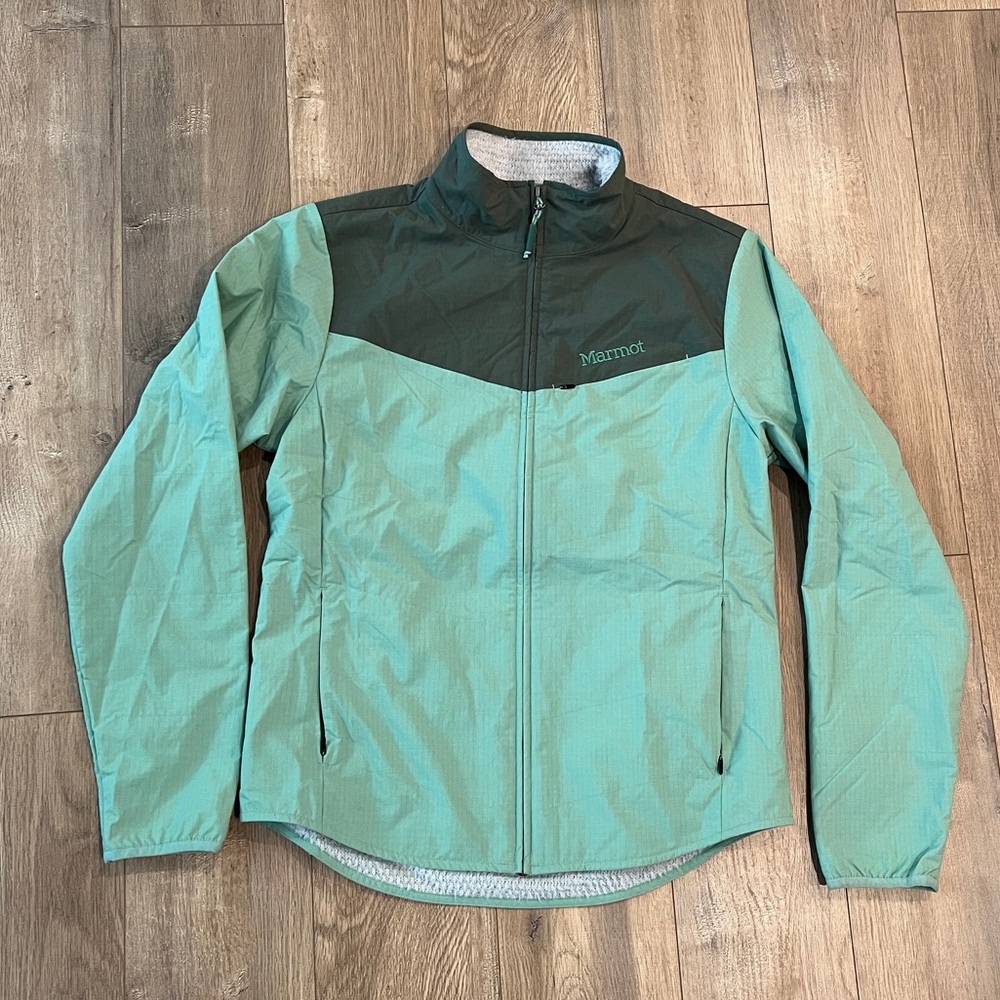 Marmot Men's Macchia Crocodile and Pond Green Performance Jacket Polartec